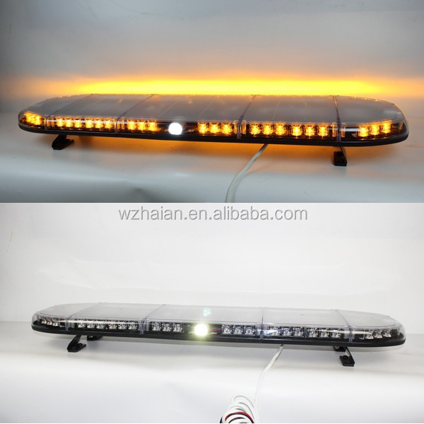 12 В Led 47 "Длина Янтарный светодиод мигает свет бар с Монтажный кронштейн для полиции авто
