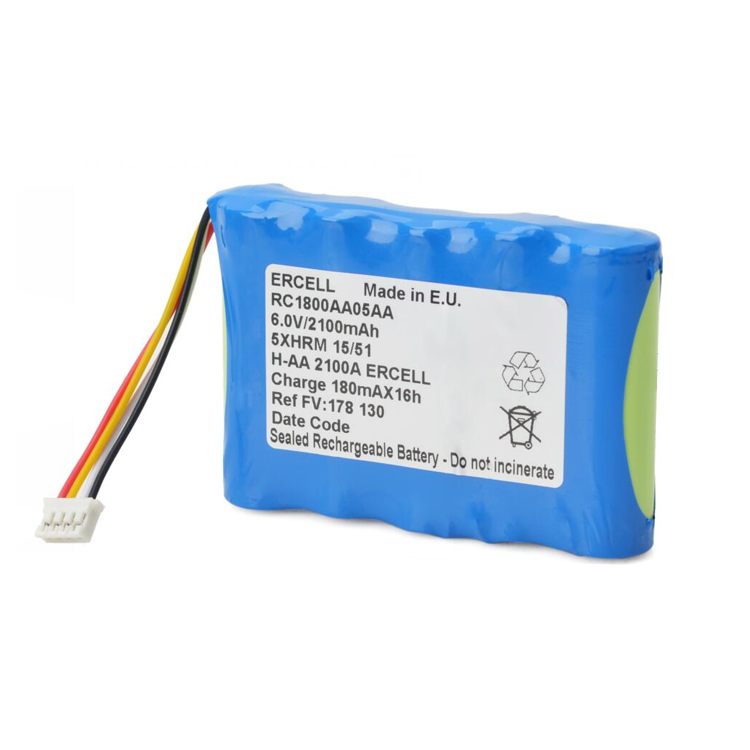 Nimh-аккумулятор Fresenius Kabi RC1800AA05AA, модель 6 В, 2100 мАч, для инфузионного насоса