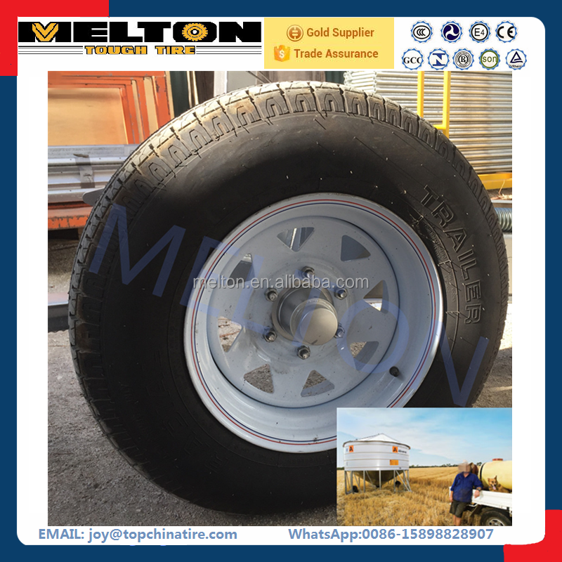 cheap wholesale tires 235/75R15 assemble steel wheel together