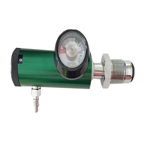 Bull Nose Oxygen Pressure Regulator With Flow Meter For Oxygen Cylinder And Ozone Generator