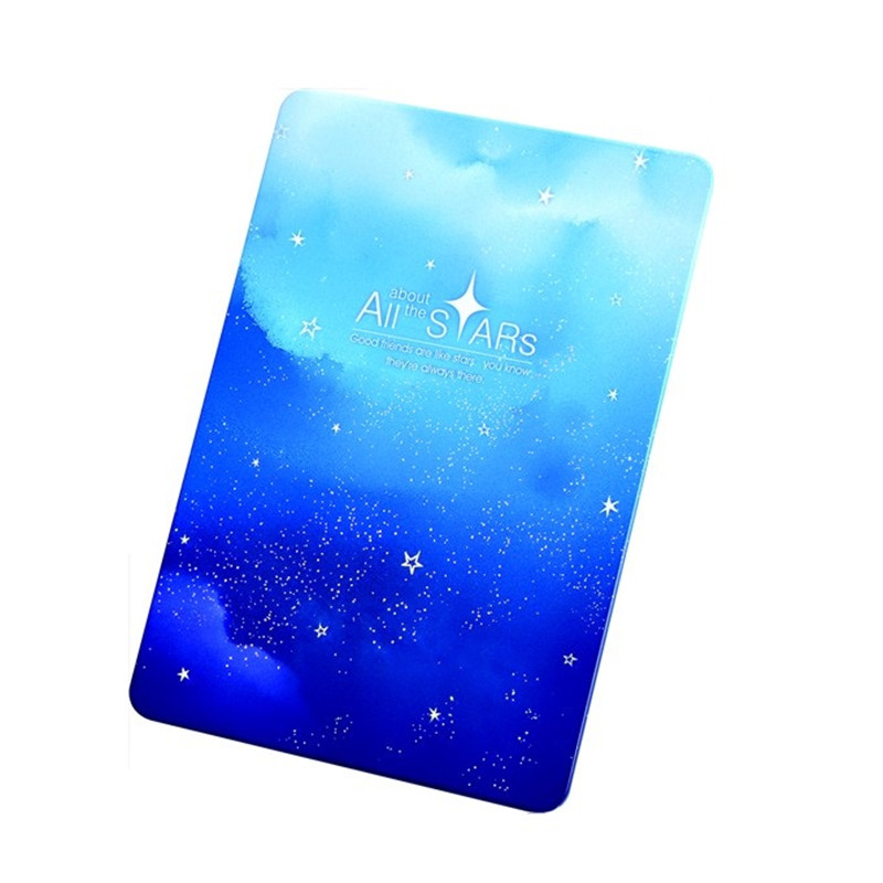 Wholesale starry sky hard shell metal diary book cover for protection