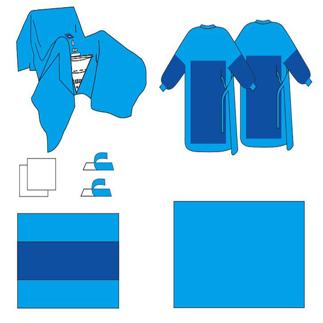 Surgical Tur Pack Disposable Sterile Urology Drape Pack CE Certificate