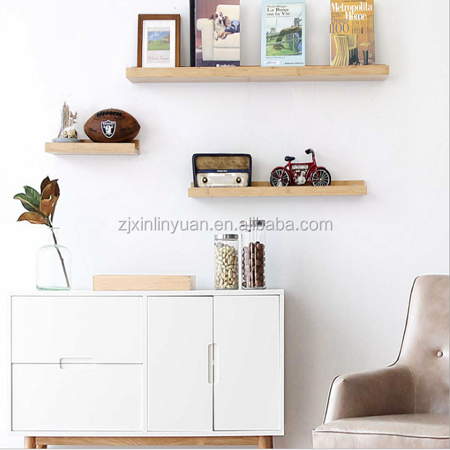 Wooden Decoration Wall Floating Display Outlet Shelf
