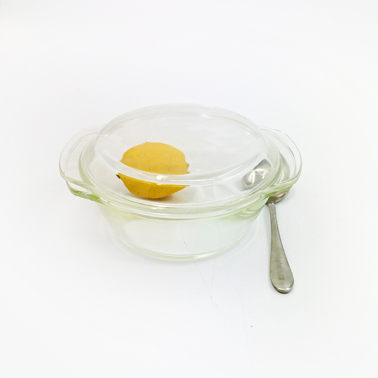 Термостойкие 1.5L стекла pyrex кастрюли