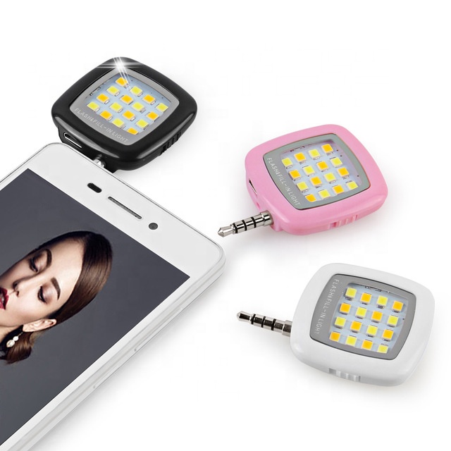 Рождество Мини перезаряжаемые Крытый портативный светодио дный LED ночь селфи камера кемпинг свет светодио дный 16 LED S пятно заполнить свет для смартфонов