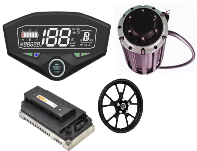 3.5kw 60V/70V electric scooter controller kit