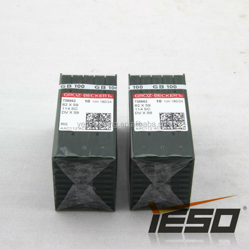 Игла 62X59 114SC DVX59 Nm 180/24 Groz-Beckert, сделано в германии