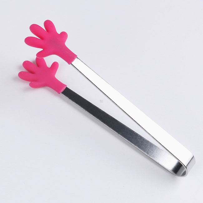 stainless steel handle 5 inch mini serving tong