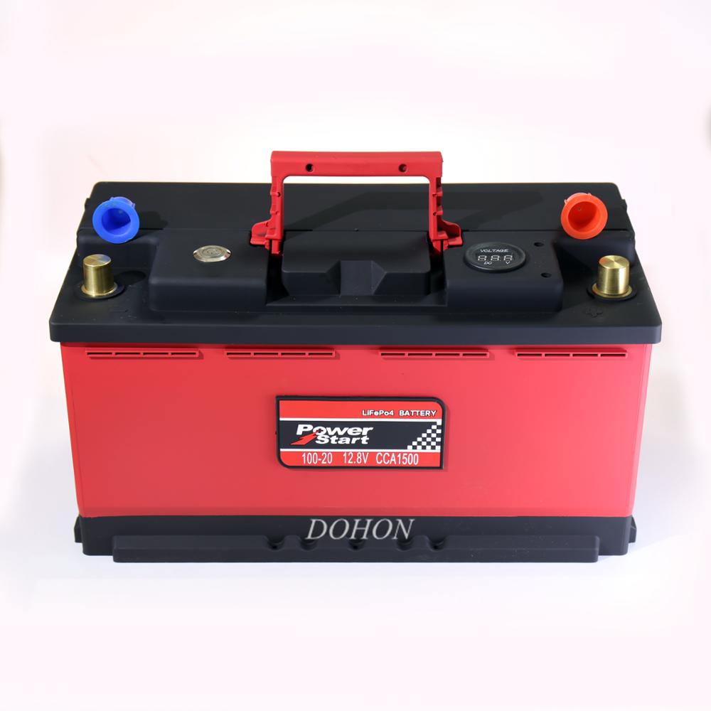 Powerstart хорошее качество 100-20 низкая цена для автомобильного запуска lifepo4 12v 100ah литий-ионный аккумулятор для хранения энергии