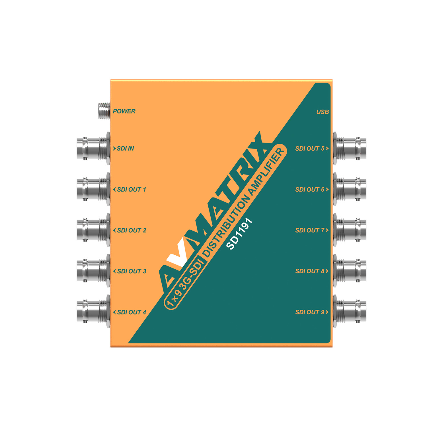 Avmatrix SD1191 best-seling1 x 9 3G-SDI распределения усилитель разветвителя