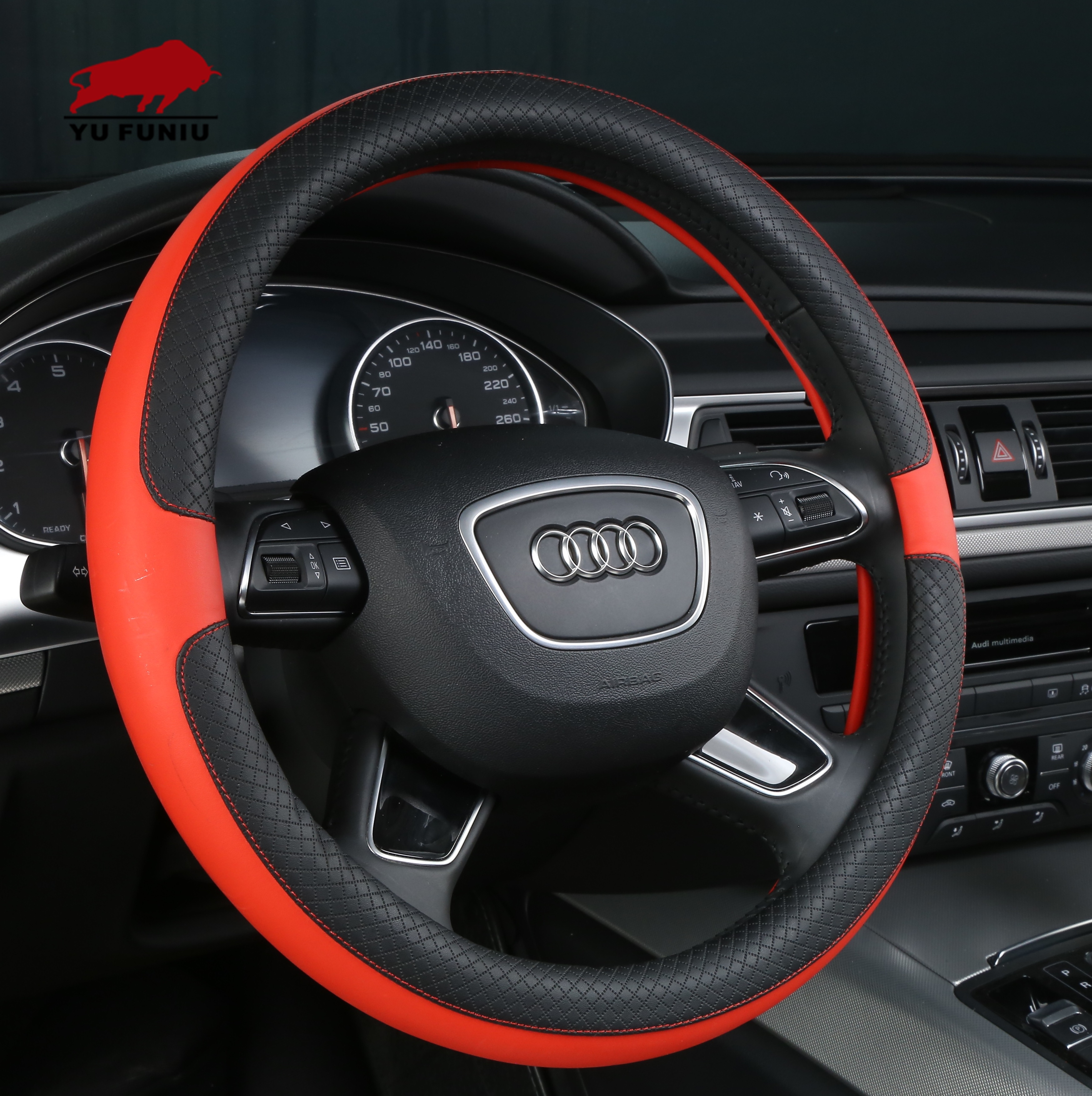 Оптовая продажа 13 дюймов ПВХ рулевого колеса автомобиля