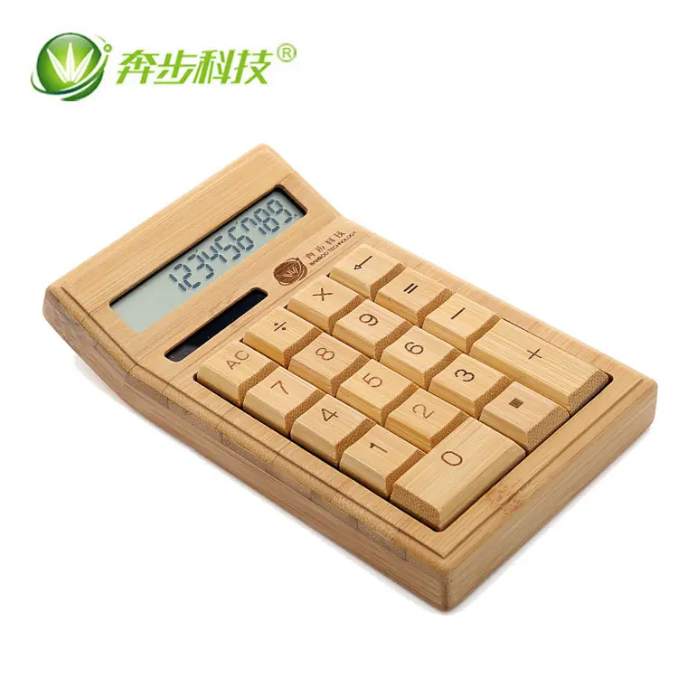 Best Choose Business office Mini Solar Digital Calculator Wholesale Bamboo Calculator