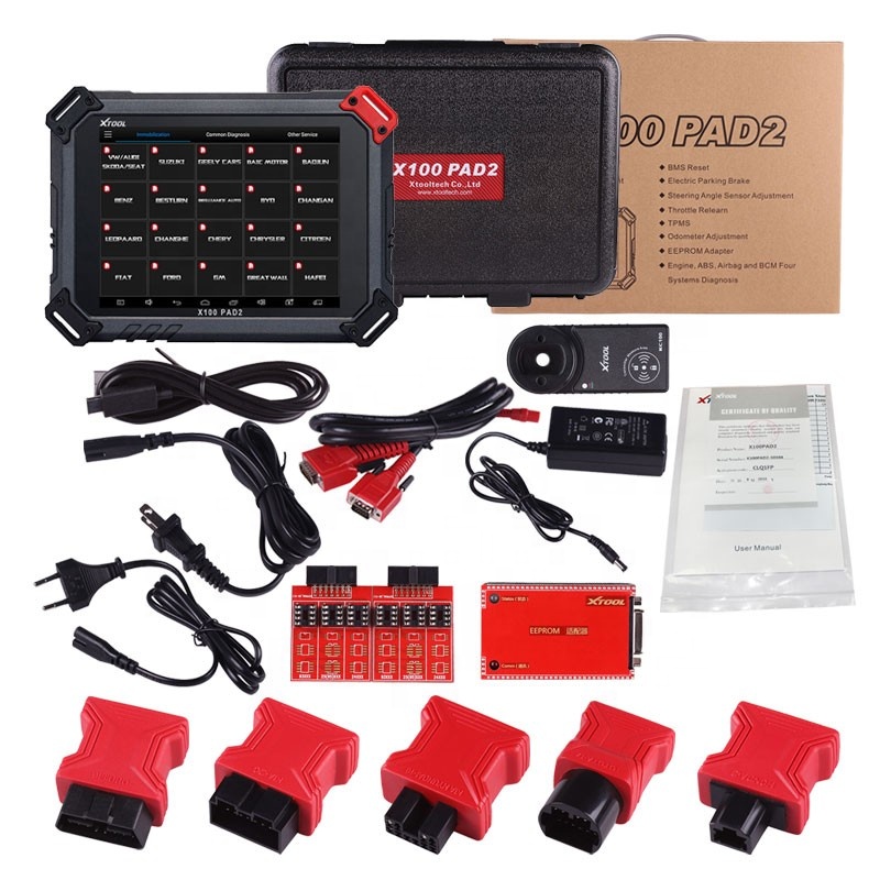 Автомобильные диагностические инструменты XTOOL X100 PAD2 pro с KC100 для VW 4th 5th key programming