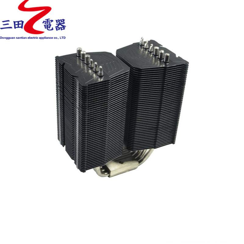 1200w copper heat pipe with aluminum fin radiator