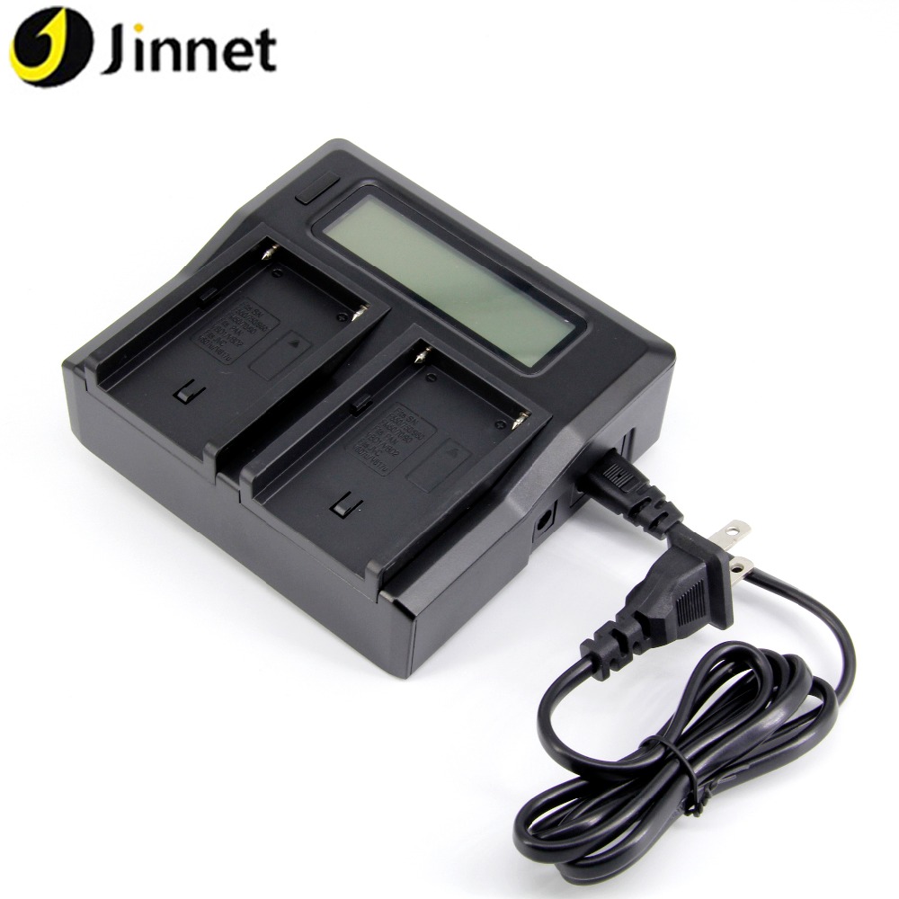 12-24V Dc LCD Dual Battery Charger для Sony NP-F570 NP-F770 NP-F970