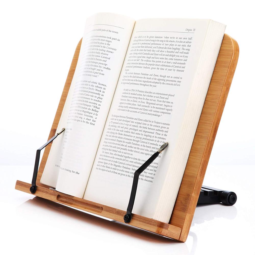 Best sellers bamboo book stand or display stand in China manufacturer
