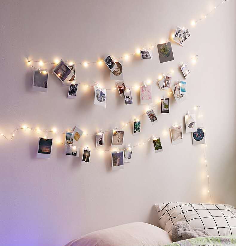 Led Photo Clip String Light 3AA Battery Powered Choice Fairy Lights 5m 50lights