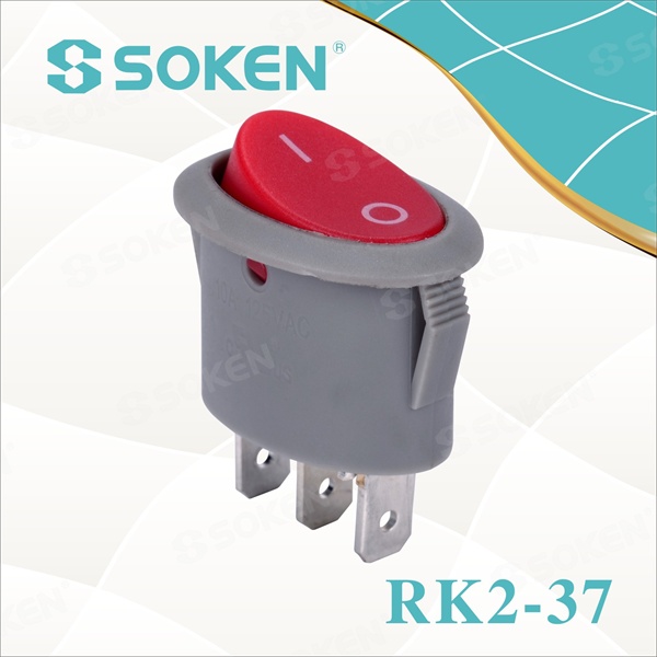 Soken Ellipse on off Rocker Switch с лампой t125/55 10a 250vac