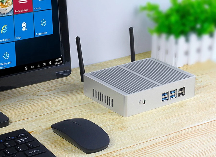 Низкая стоимость мини настольный компьютер barebone системы OEM безвентиляторный мини Промышленный Портативный ПК 12v core i3 i5 i7 с pci express слот