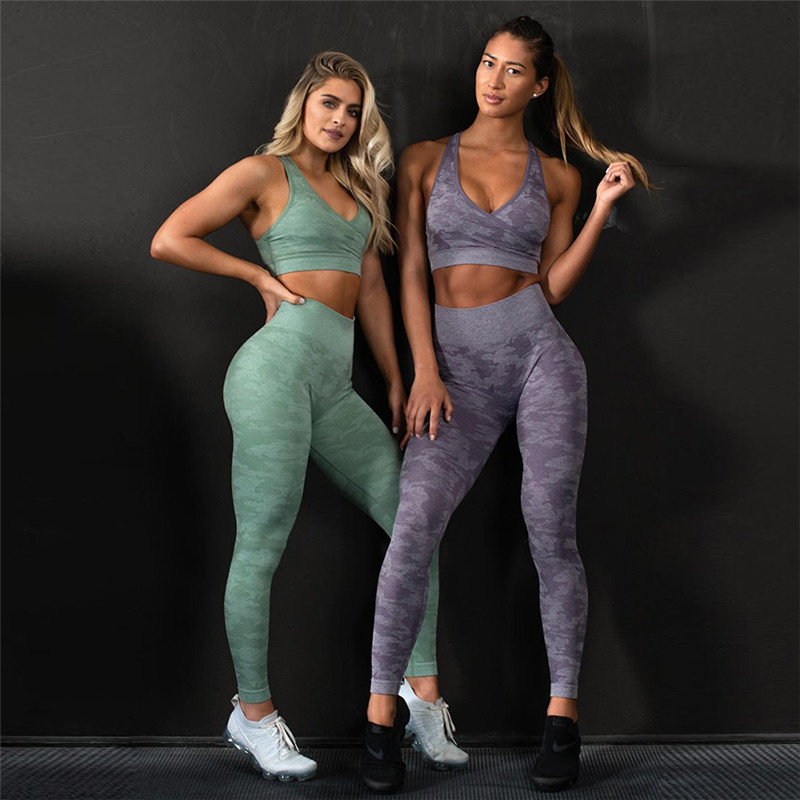 High Waist Breathable Stretch Pants Workout Push Up Female Jeggings Fitness Camouflage Elastic Leggings Mujer