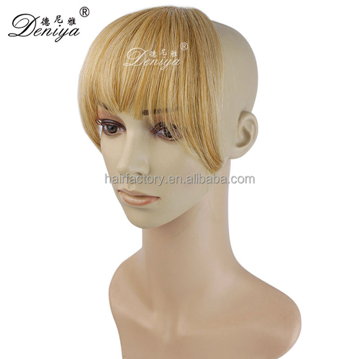 Fashion style heat resistant fiber fringe top quality bang for lady