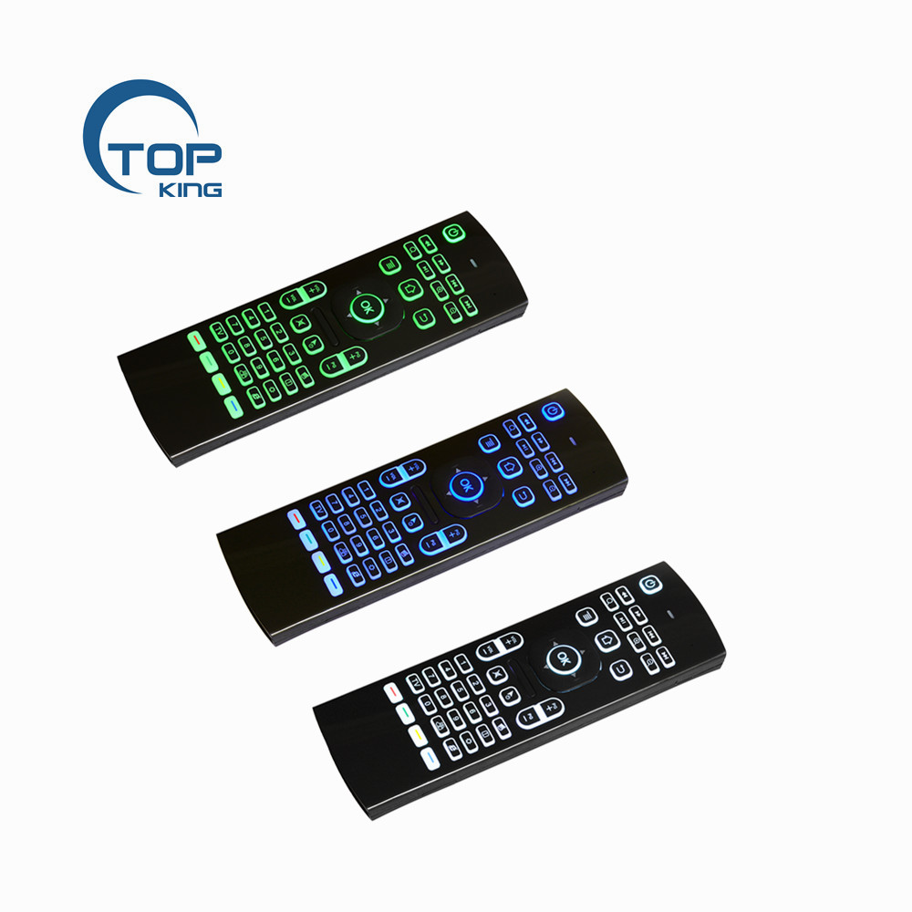 Mini MX3 coloful backlit air mouse keyboard for smart tv box