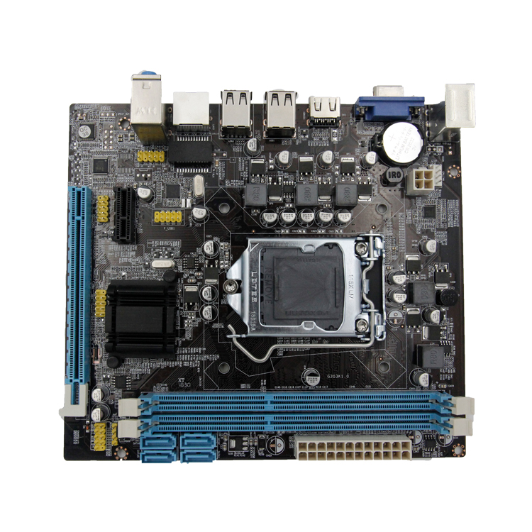 Оптовая продажа Placa madre H61 LGA 1155 Материнская плата Placa Mae 1155 цена
