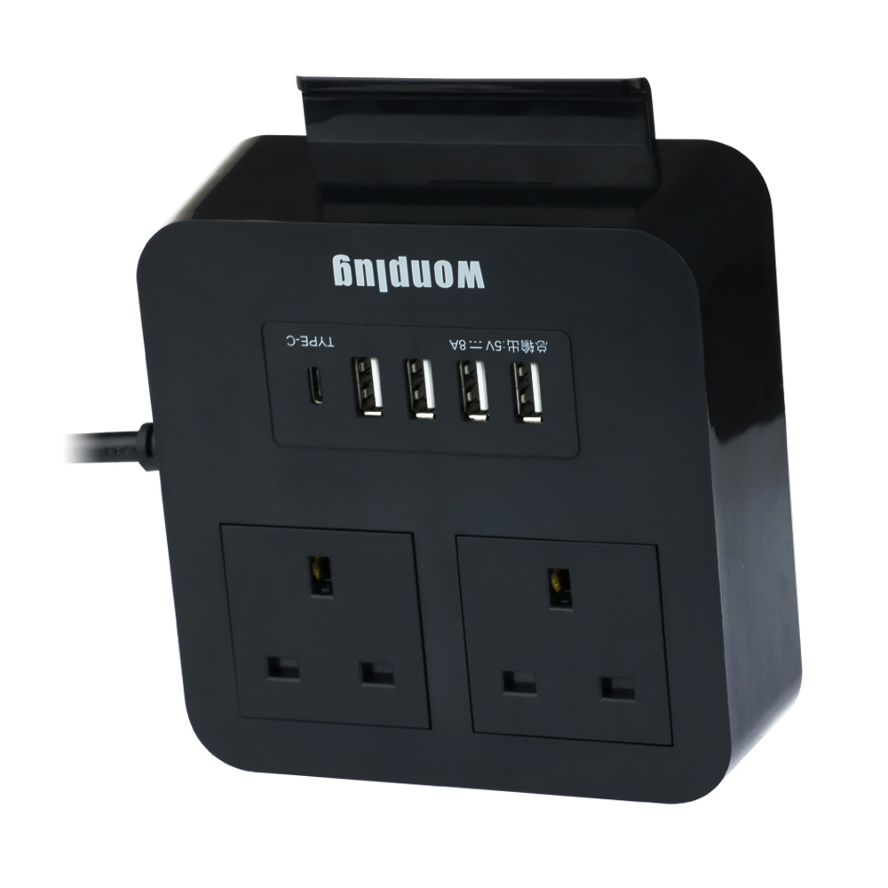 ЕС мульти электрическое расширение полосы питания Мобильные леса с usb зарядным устройством и портом type-c