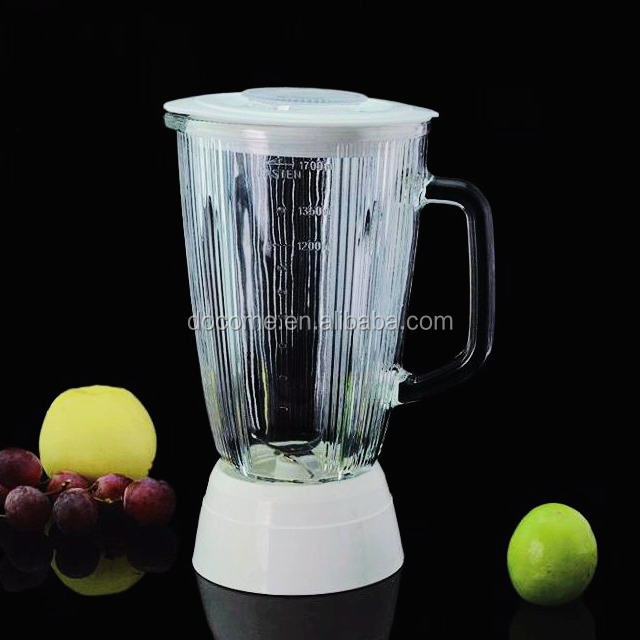 A58 GLASS SET 1.7L Soda lime Glass Blender Jar with Lid Blade Base, High Quality Juicer Jug Sets Parts for Blenders