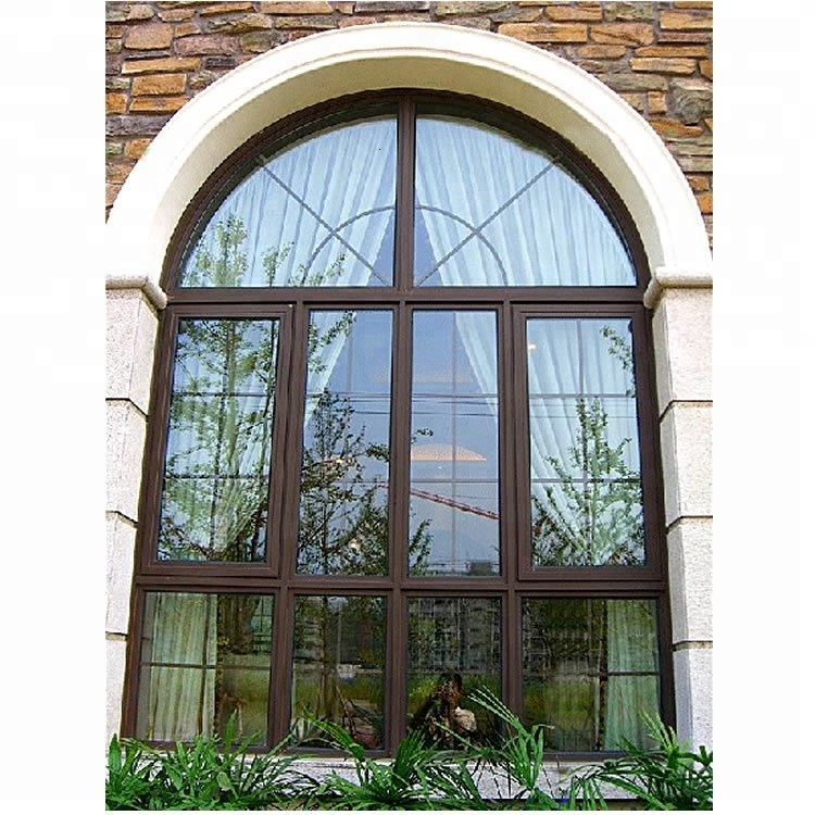 double glass aluminum window