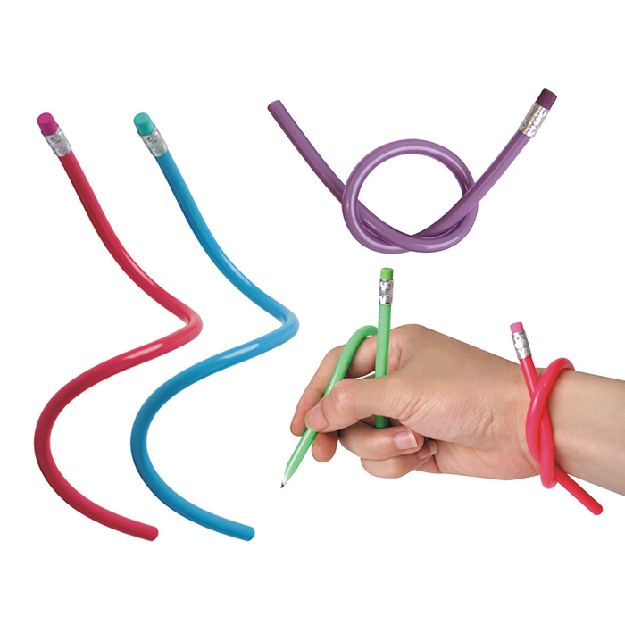 Гибкий карандаш INTERWELL WPR02, гибкие мягкие гнущиеся карандаши с логотипом
