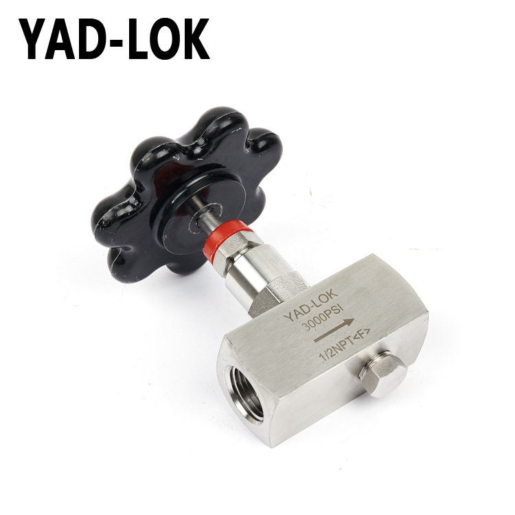 YAD-LOK 1/4 "Пневматический игольчатый клапан из нержавеющей стали для нефти и газа