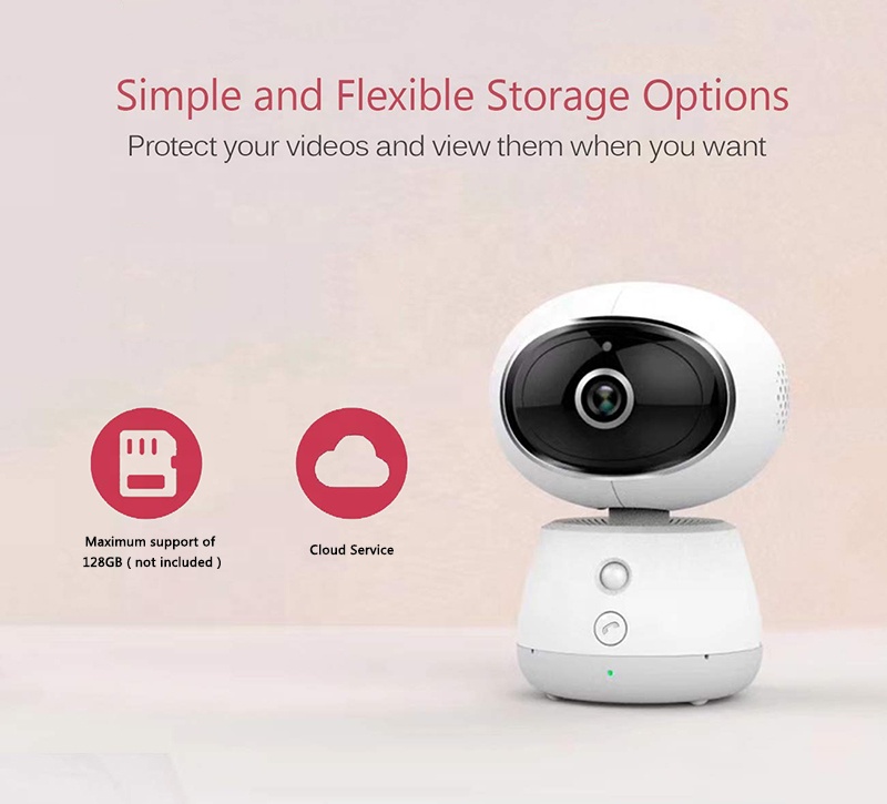 1080P HD PIR датчик сигнализации Wifi беспроводной детский монитор с одним касанием вызова