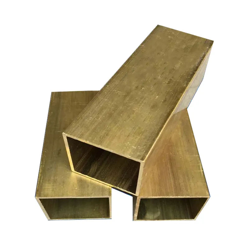 Professional Hollow Square Rectangle Flat Brass Tube With Best Price