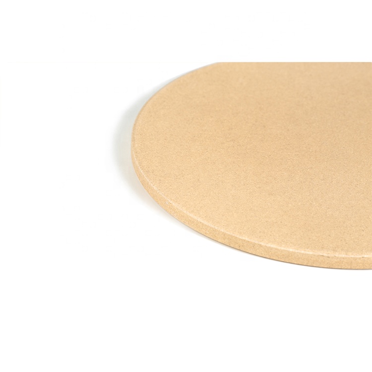 Cordierite stoneware pizza stone for baking pizza used in grill, oven or brick oven