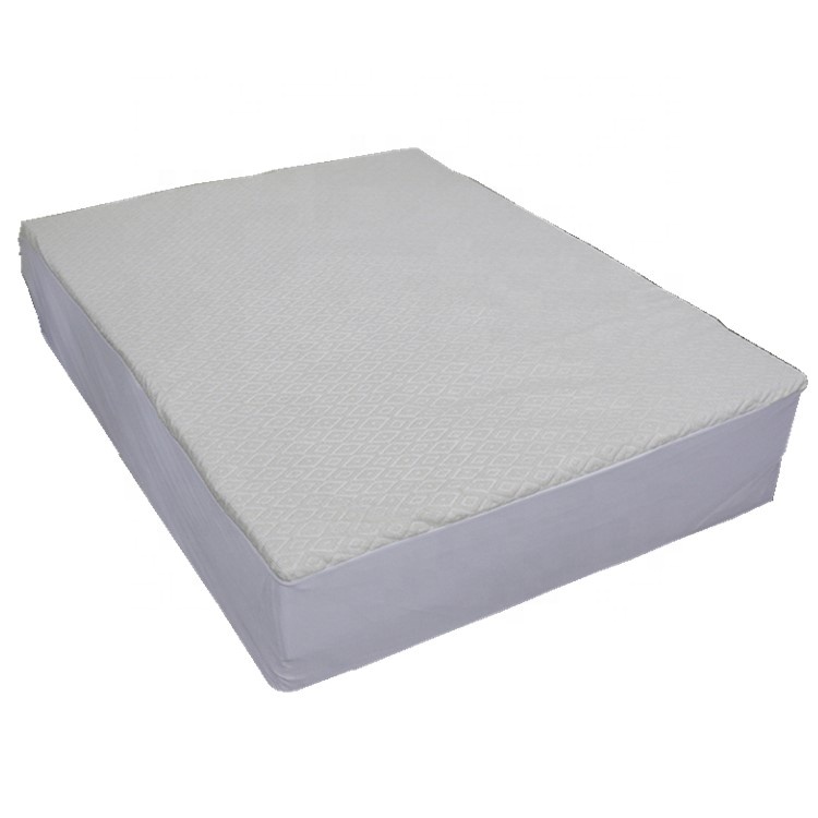 Top selling copper ions anti-microbial mattress protectors waterproof bed box spring cover