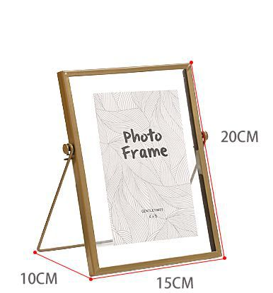 Подвесная Подарочная Самостоятельная однотонная Стеклянная фоторамка, прозрачная стеклянная рамка, винтажная шикарная фоторамка для хранения