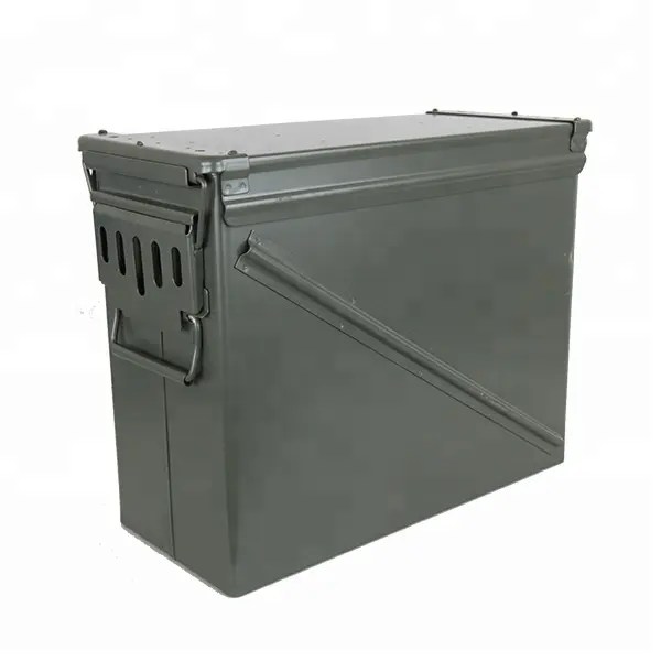 new design metal Training cheap ammo can steel bullet storage box games toys