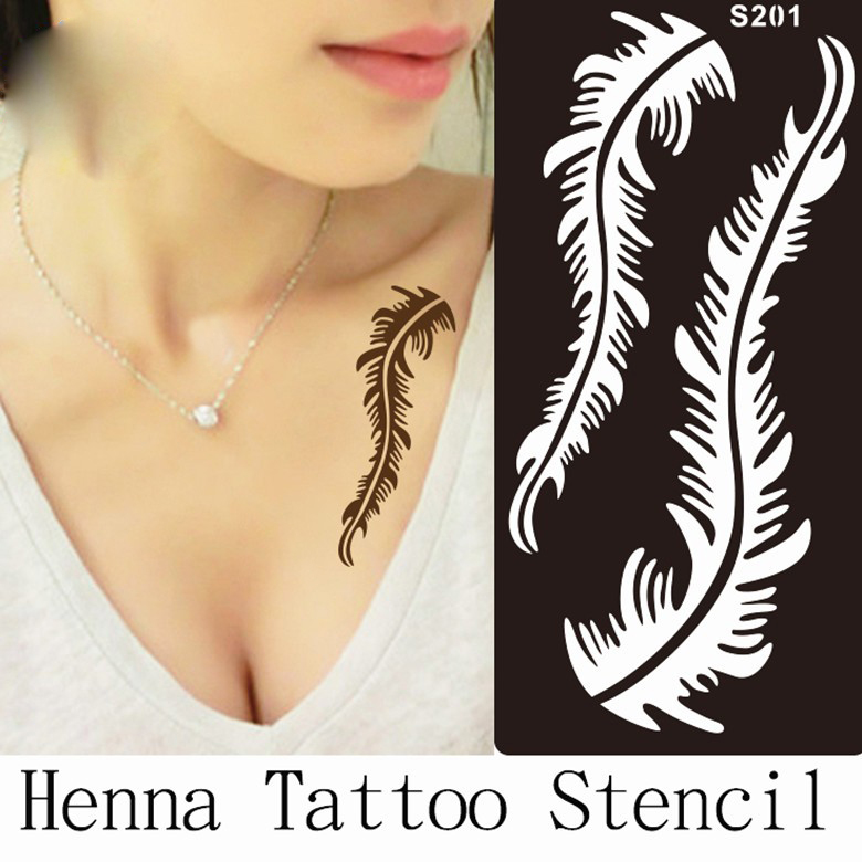 New arrival henna tattoo stencil beauty tattoo design body paint by henna cone