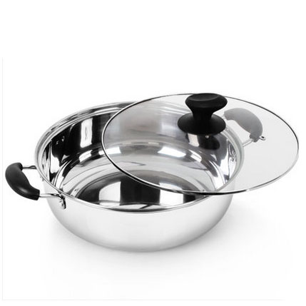 Elgent Stainless Steel Large Cooking Pots Stew Pan
