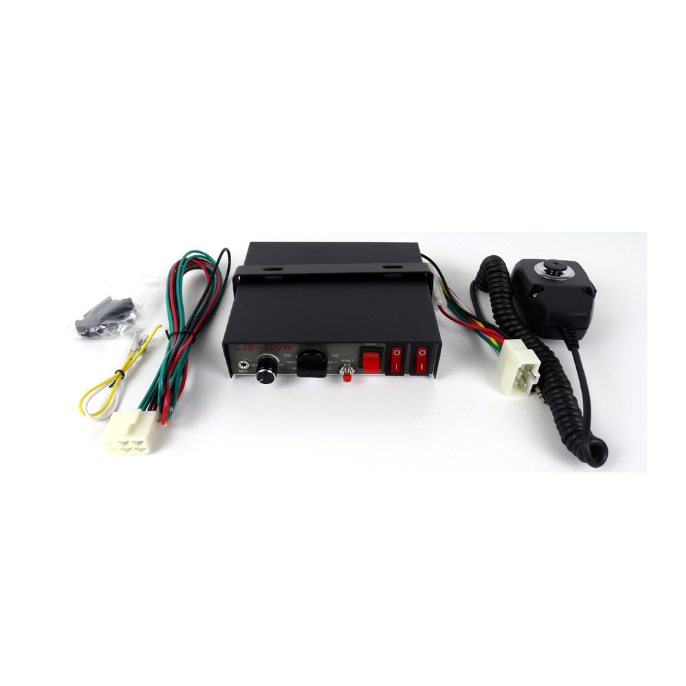 GDWLLIGHTING CJB 200 Вт 8 звуковая Громкая Автомобильная сигнализация аварийная сигнализация сирена звуковой сигнал PA динамик микрофонная система полиция пожарная машина скорой помощи