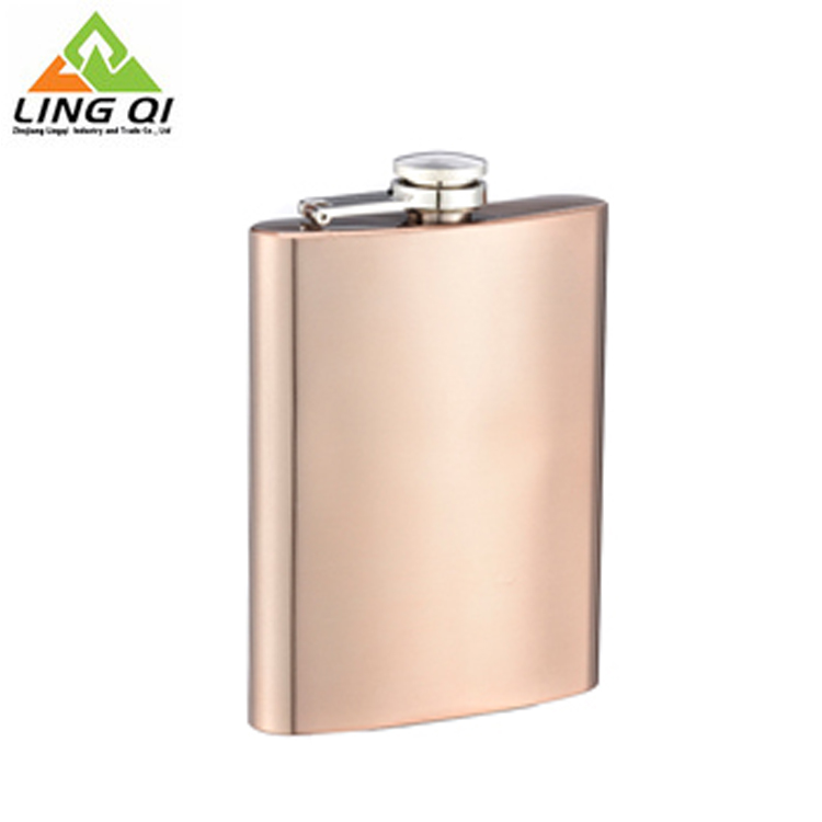 Пользовательские классический стиль 6Oz алкоголь вино медный виски карманных фляжек из нержавеющей стали