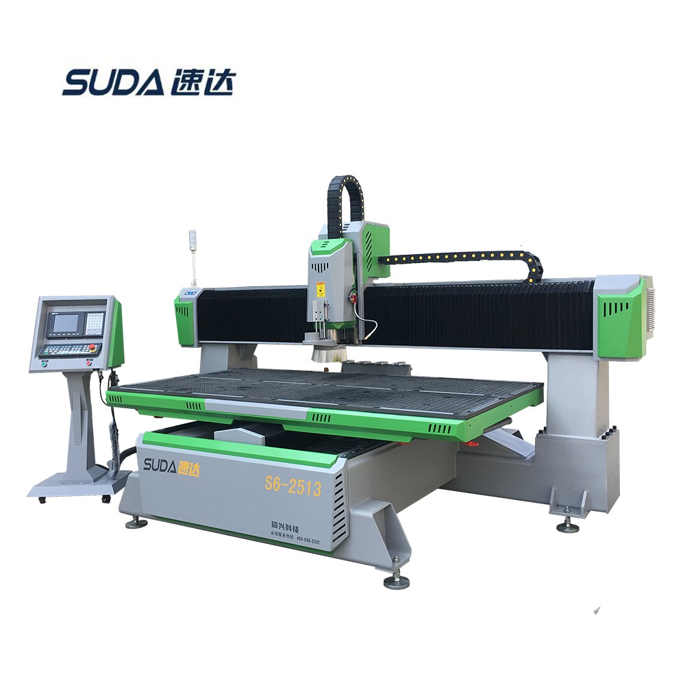 Новинка 2019! SUDA S6-2513 высокоточная платформа, передвижной акриловый фрезерный станок с ЧПУ