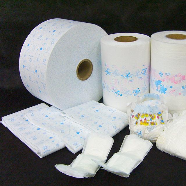 breathable sanitary napkin backsheet textile material
