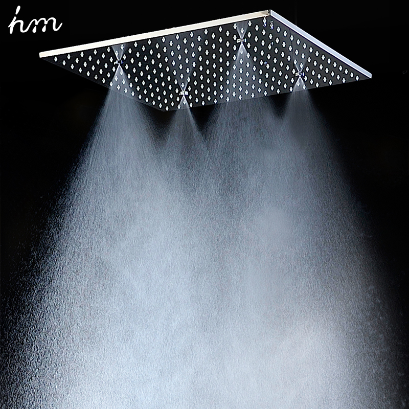 Brass Valve Thermostatic Rain Shower System Shower Sets