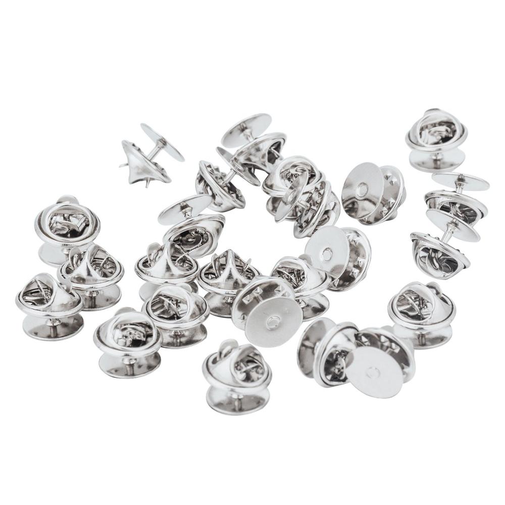 Заколки с завязками на спине Blank Pins