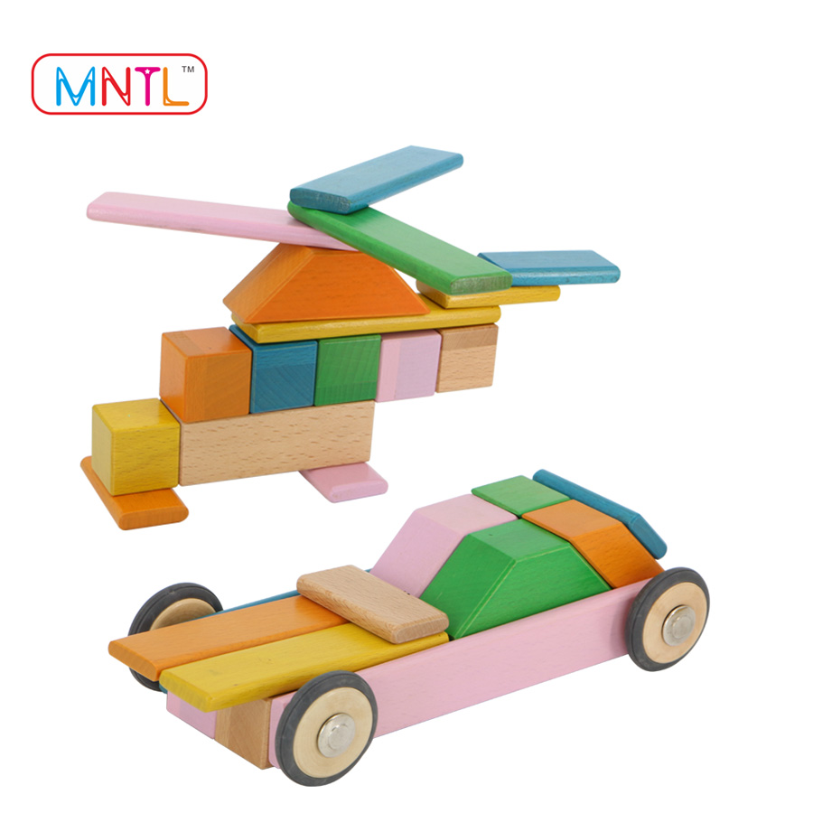 MNTL Обучающие магнитные строительные блоки игрушка-головоломка