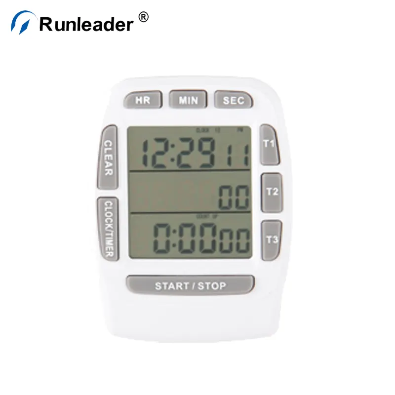 Runleader Magnetic LCD Digital Kitchen Timer Count Down Egg Cooking Baking Alarm Snooze