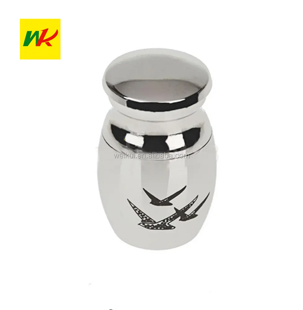 Keepsake Funeral Urn by Liliane - Miniature Cremation Urn for Human Ashes - Hand Made - Fits a Small Amount of Cremated Remains