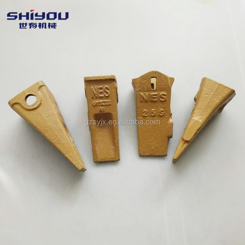 China Construction Excavator Bucket Manufacturing Bucket Tooth 25S bucket teeth